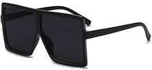 Load image into Gallery viewer, Mask Off Oversized Flat Top Square Sunglasses
