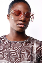 Load image into Gallery viewer, 'Blush' Oversized Square Sunglasses