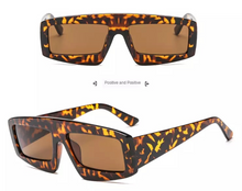 Load image into Gallery viewer, 3D Futuristic Chunky Rectangular Sunglasses