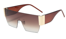 Load image into Gallery viewer, 'New York Fall' Rectangular Rimless Sunglasses