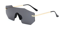 Load image into Gallery viewer, &#39;Gemstone&#39; Jagged Rimless Sunglasses
