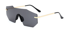 Load image into Gallery viewer, 'Gemstone' Jagged Rimless Sunglasses
