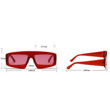 Load image into Gallery viewer, 3D Futuristic Chunky Rectangular Sunglasses