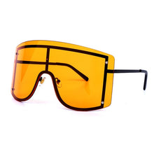 Load image into Gallery viewer, Luxe Oversized Goggle Frame Rimless Sunglasses