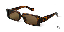Load image into Gallery viewer, 90's Vintage Rectangular Thick Frame Sunglasses