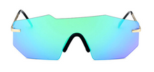 Load image into Gallery viewer, &#39;Gemstone&#39; Jagged Rimless Sunglasses
