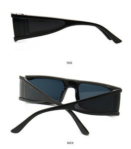 3D Retro Mini Rectangular Sunglasses